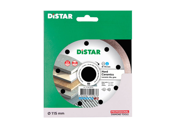 Алмазний диск відрізний DISTAR 1A1R 115x1,4/1,0x10x22,23 Hard ceramics