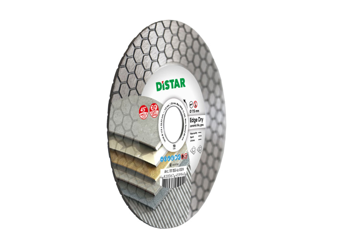 Алмазний диск відрізний DISTAR 1A1R 115x1,6/1,2x25x22,23 Edge Dry