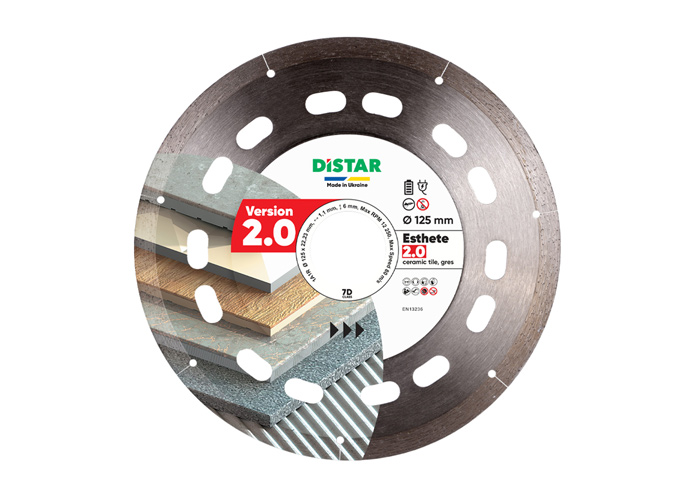 Алмазний диск відрізний DISTAR 1A1R 125x1,1/0,9x6x22,23 Esthete 2.0