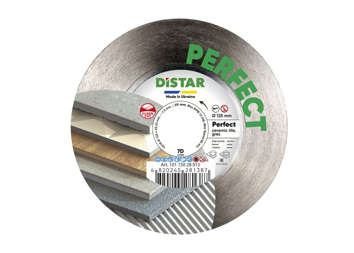 Алмазний диск відрізний DISTAR 1A1R 125x1,5/0,9x25x22,23H Perfect