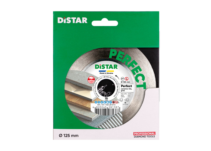 Алмазний диск відрізний DISTAR 1A1R 125x1,5/0,9x25x22,23H Perfect