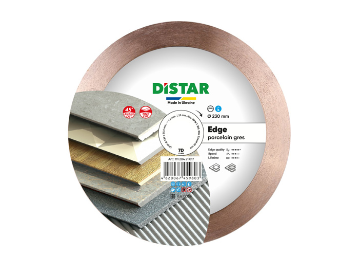 Алмазний диск відрізний DISTAR 1A1R 180x1,4/1/1,6x25x25,4 Edge