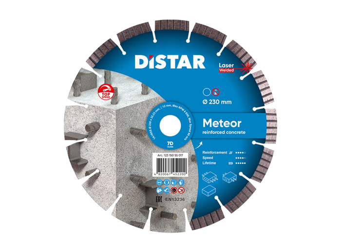 Алмазний диск відрізний DISTAR 1A1RSS/C3 350x3,5/2,5x10x25,4-24-HIT Premier Active
