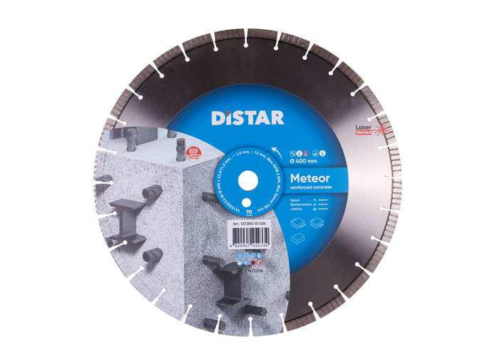 Алмазний диск відрізний DISTAR 1A1RSS/C3-W 230x2,6/1,6x22,23-16-ARPS 38x2,6x10+2 R103 Meteor