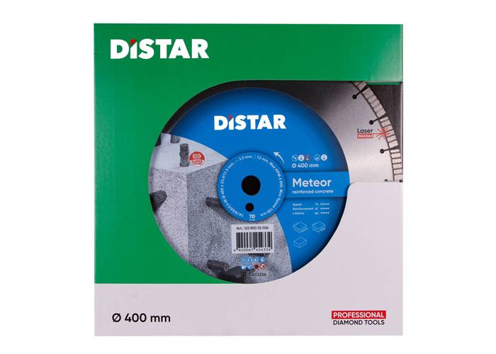 Алмазний диск відрізний DISTAR 1A1RSS/C3-W 230x2,6/1,6x22,23-16-ARPS 38x2,6x10+2 R103 Meteor