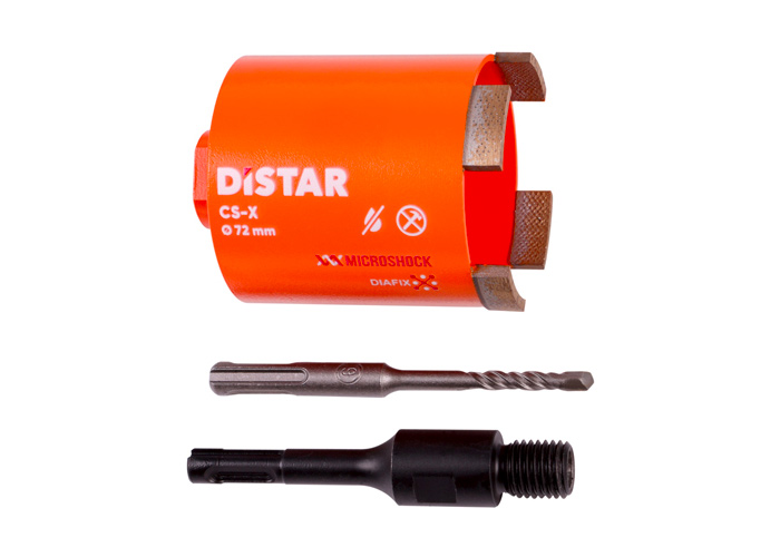 Алмазное сверло DISTAR DDS-W 072x450-5x1 1/4 UNC DLD 072 RM-TX