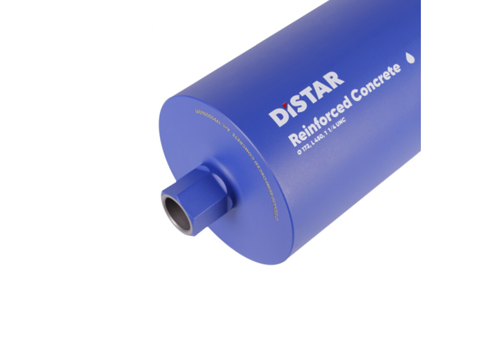 Алмазное сверло DISTAR DDS-W 142x450-12x1 1/4 UNC Reinforced concrete