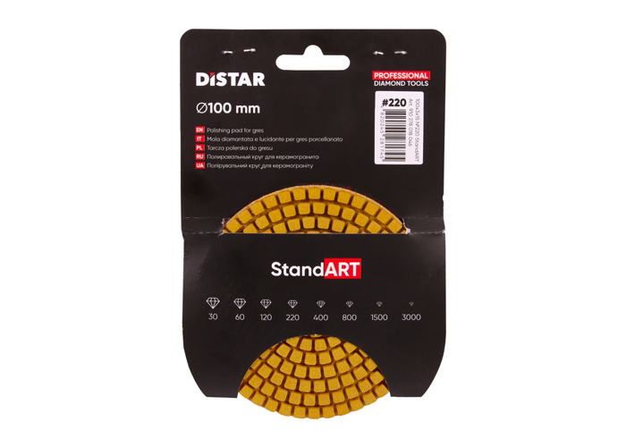 Круги алмазні полірувальні Круг 100x3x15 CleanPad #800 DISTAR 80115429038