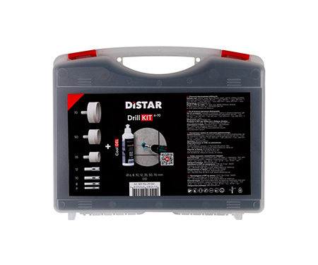 Алмазное сверло DISTAR Набір для свердління DrillKIT 6-12